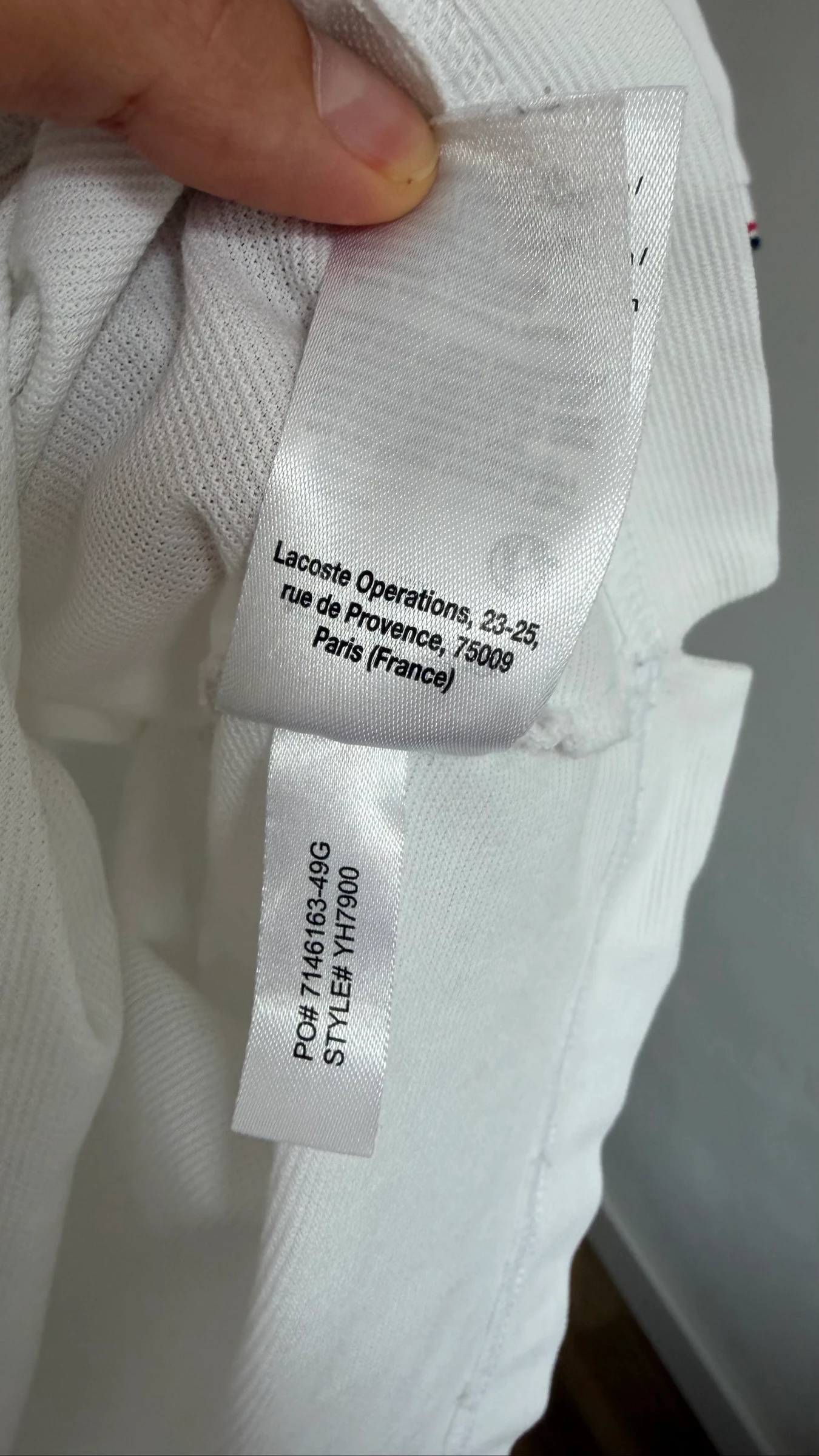 Polo Lacoste Sport branco – tamanho G – photo 10